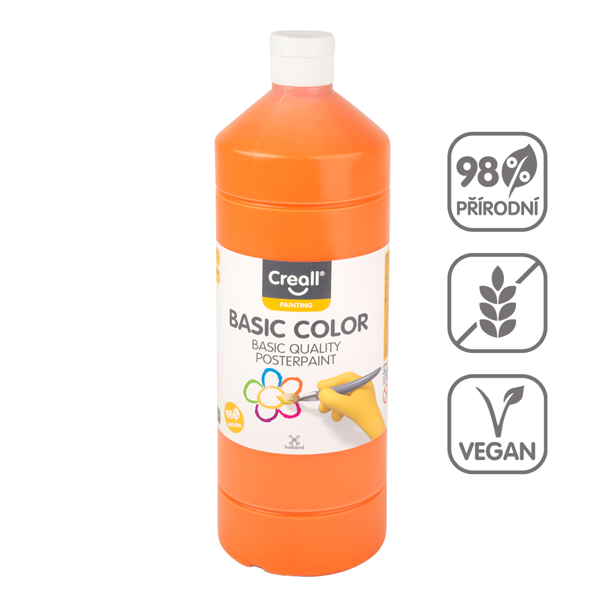 Creall temperová barva, 500 ml, oranžová