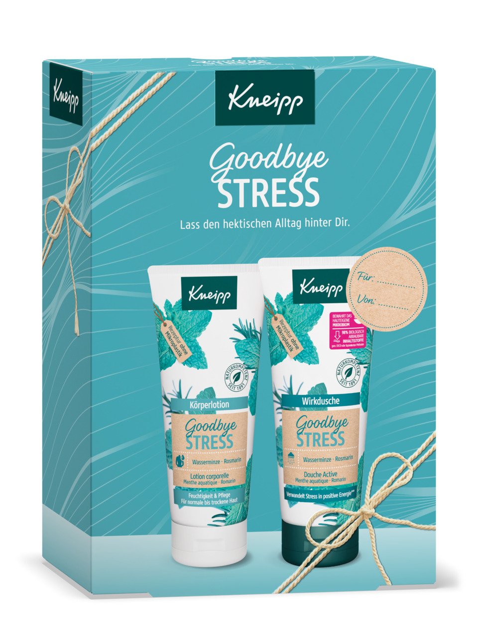 Levně Kneipp sada Goodbye Stress (2 × 200 ml)