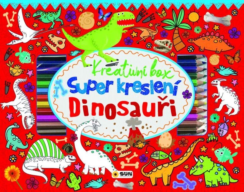 Levně Super kreslení Dinosauři - Kreativní box