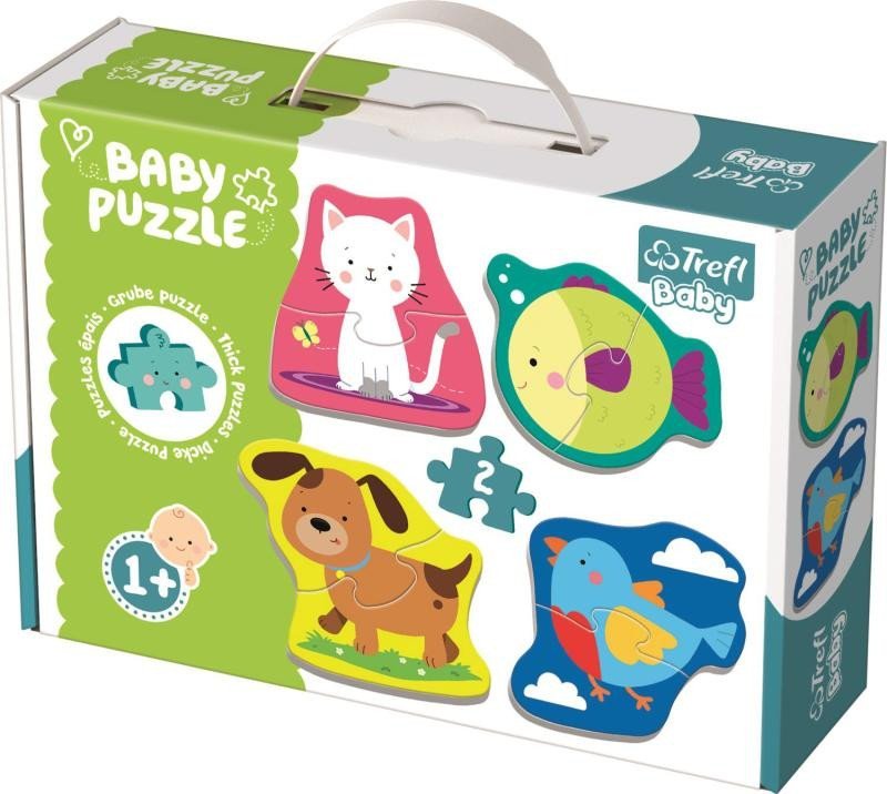 Levně Trefl Puzzle Baby Zvířata / 4x2 dílky