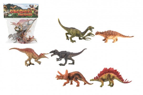 Levně Dinosaurus plast 15-16cm 6ks v sáčku