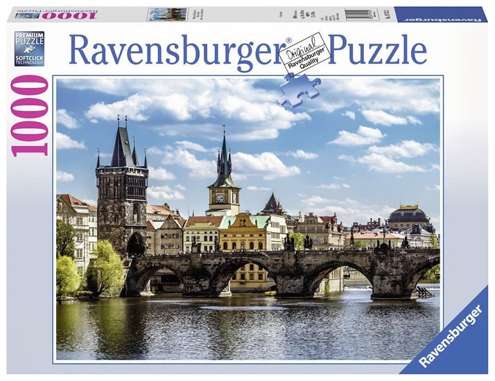 Levně Puzzle Praha: Pohled na Karlův most/1000 dílků