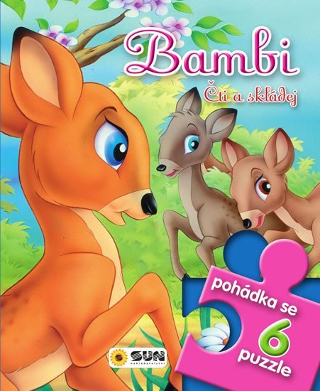 Bambi čti a skládej - Pohádkové čtení s puzzle - Kolektiv