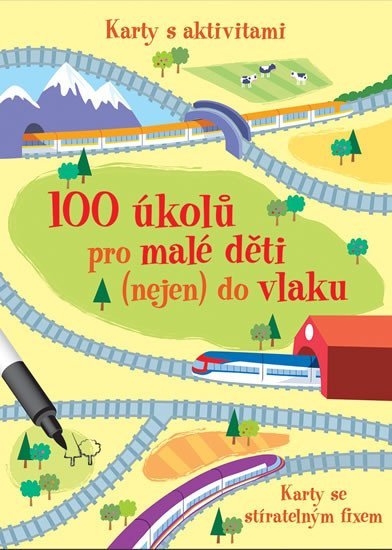 100 úkolů pro malé děti (nejen) do vlaku - Krabička + fix + 50 karet - Jaroslav Kučera
