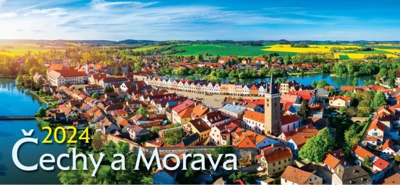 Levně Kalendář 2024 Čechy a Morava, stolní