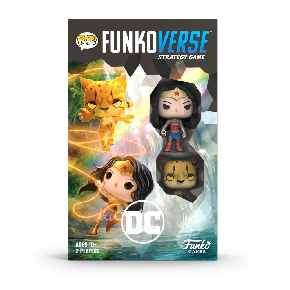 Funkoverse POP: DC Comics - samostatně hratelná desková hra (v anglickém jazyce)