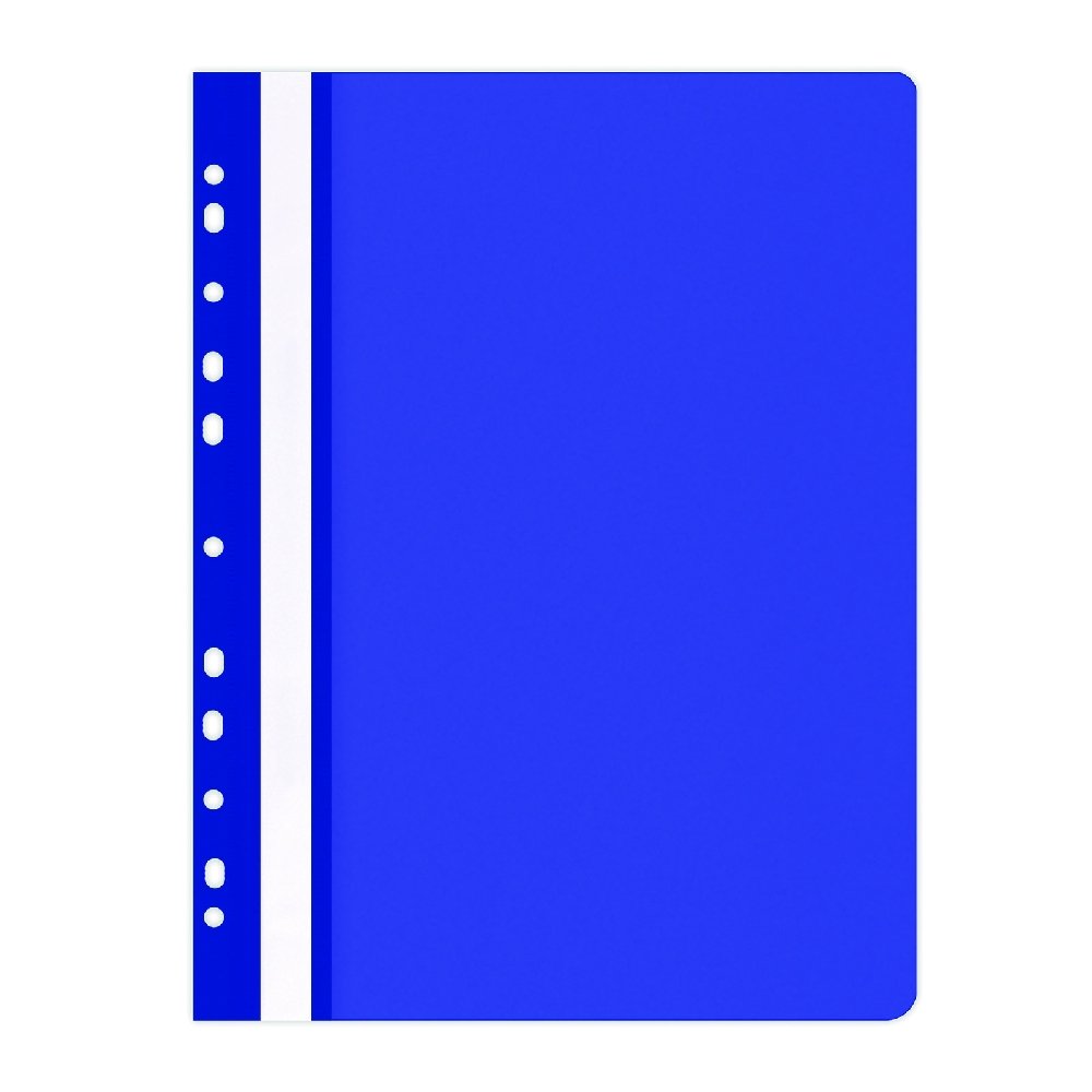 Levně Office Products rychlovazač, A4, euroděrování, PP, 100/170 μm, modrý - 25ks