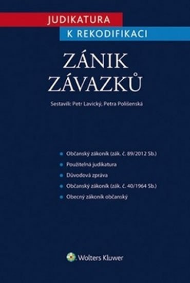 Levně Judikatura k rekodifikaci - Zánik závazků - Petr Lavický