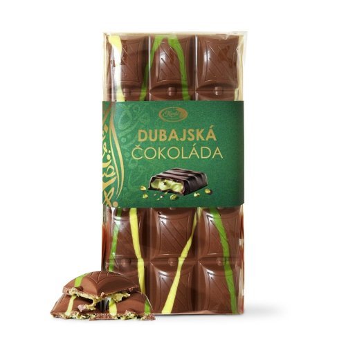 Levně Kamila Chocolates Dubajská čokoláda mléčná 33,6 % 95 g