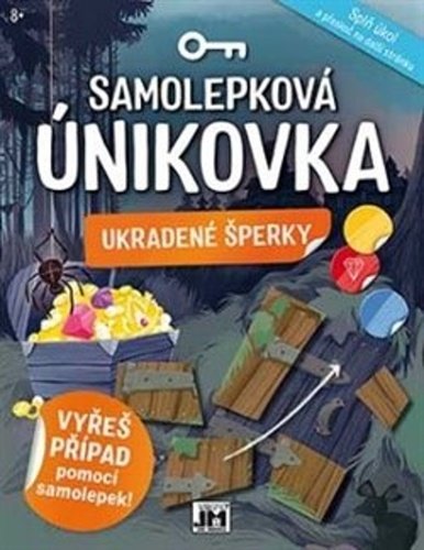 Samolepková únikovka Ukradené šperky