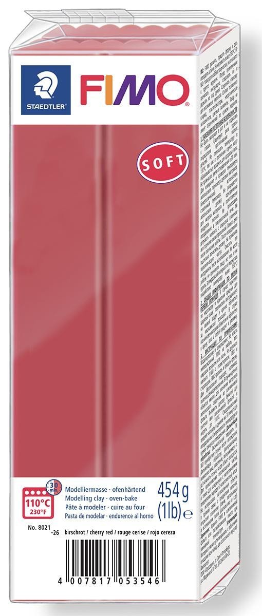 Levně FIMO soft 454 g - tmavě červená