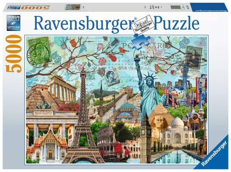 Levně Ravensburger Puzzle Koláž velkoměsta 5000 dílků