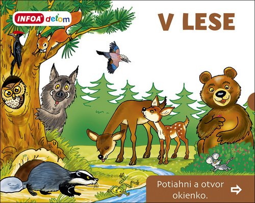 Levně V lese Potiahni a otvor okienko - Pavlína Šamalíková