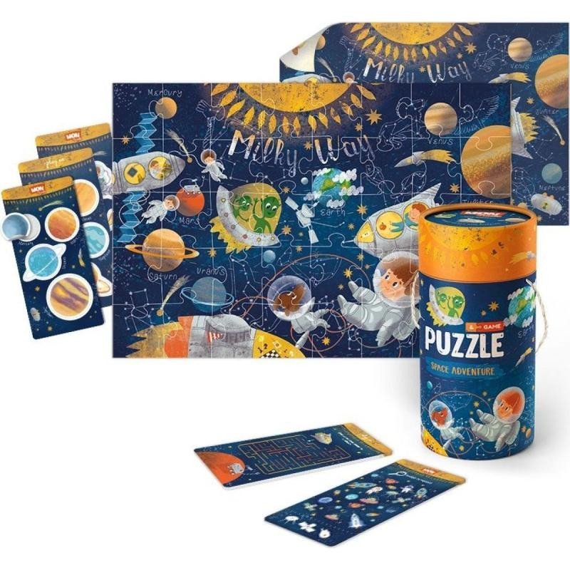 Levně Dodo Puzzle a aktivity - Výlet do vesmíru 40 dílků