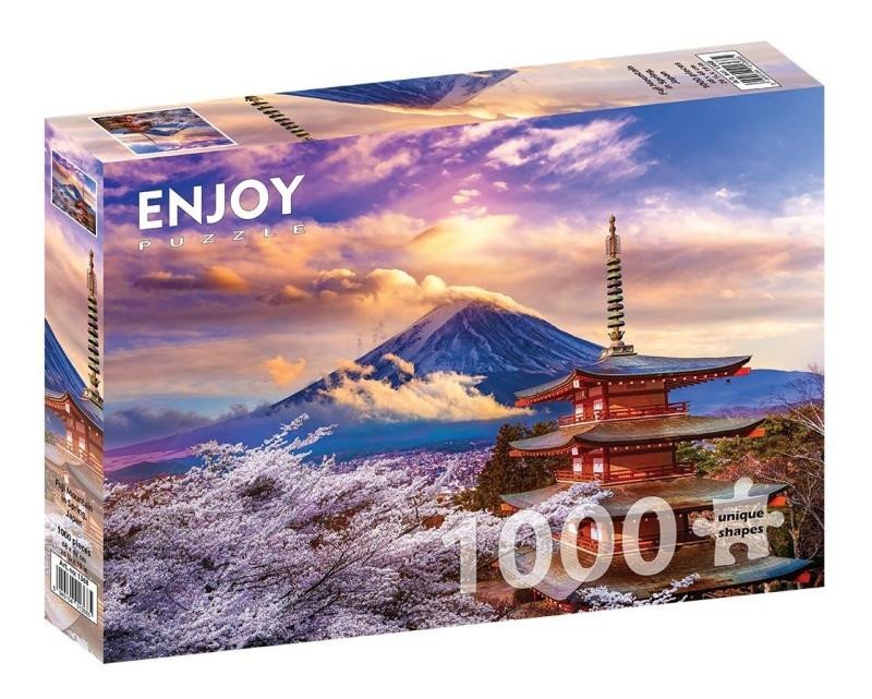 Levně Puzzle Hora Fudži na jaře, Japonsko 1000 dílků