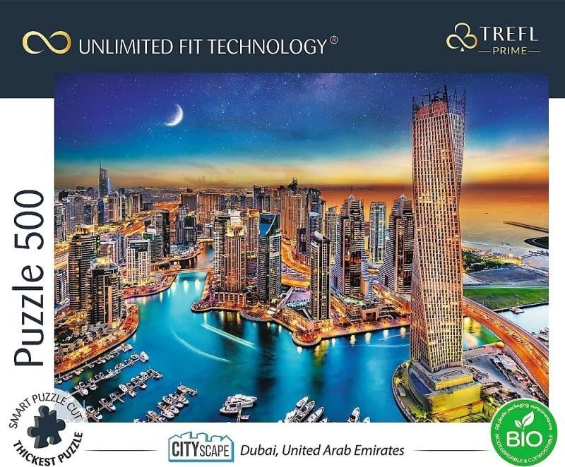 Levně Trefl Puzzle UFT Cityscape: Dubai, Spojené arabské emiráty 500 dílků