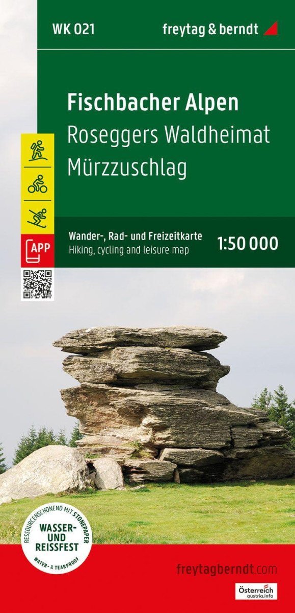 Levně Fischbacherské Alpy 1:50 000 / turistická, cyklistická a rekreační mapa