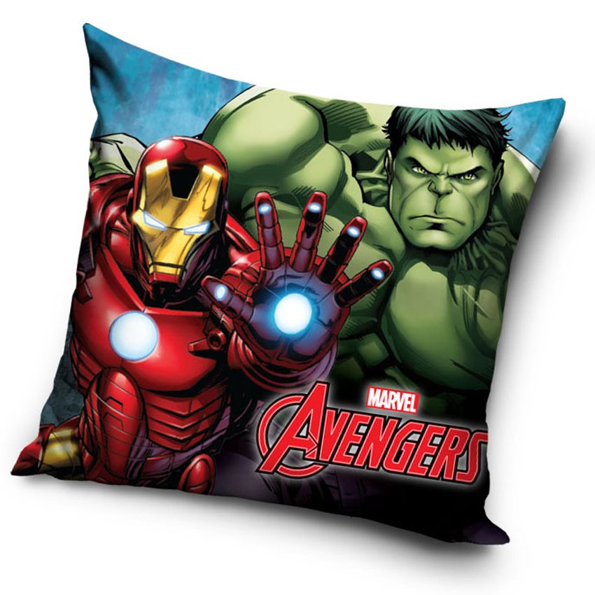 Dětský polštářek Avengers Hulk a Iron-Man