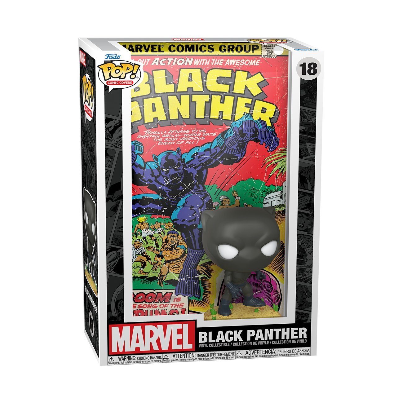 Levně Funko POP Comic Cover: Marvel - Black Panther