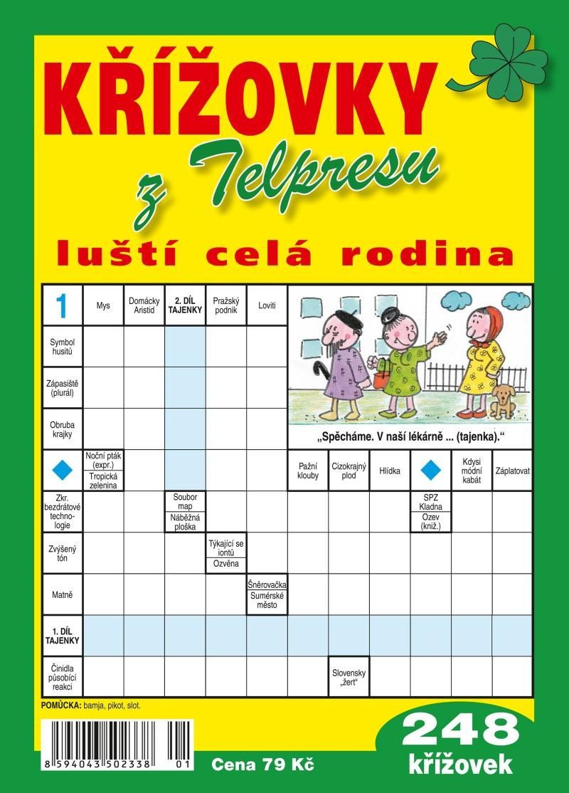 Levně Křížovky z Telpresu luští celá rodina - 248 křížovek 2/2024