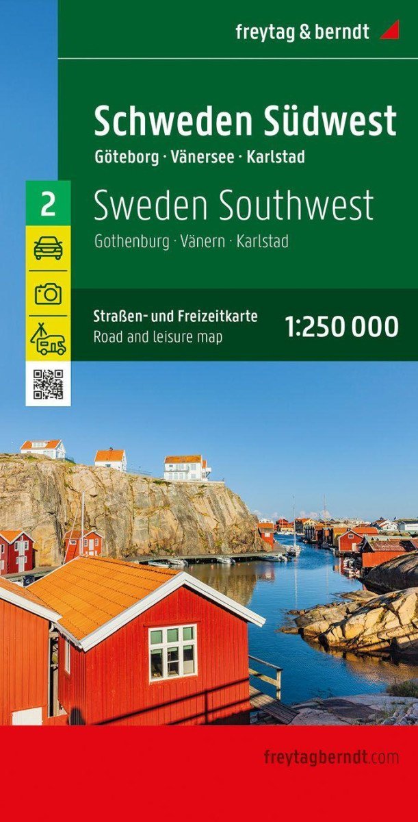 Levně Švédsko jihozápad 1:250 000 / automapa
