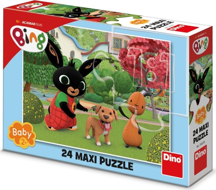 Levně Puzzle Bing s pejskem 24 dílků maxi - Dino