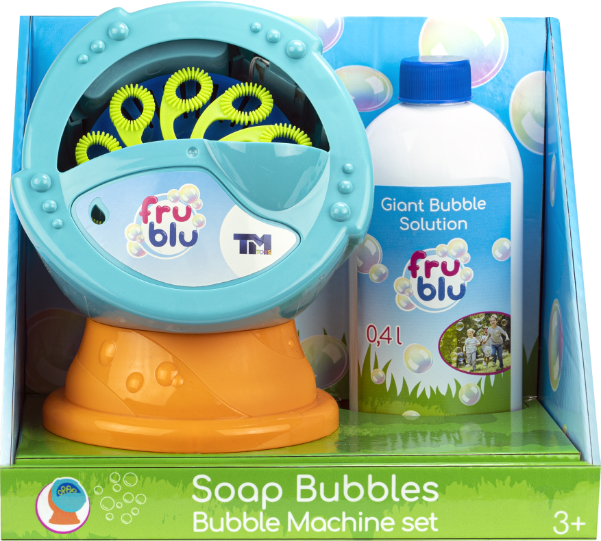 Levně Fru Blu Bublifuk - Stroj na bubliny + náplň 0,4L - TM Toys