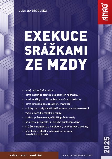 Levně ANAG Exekuce srážkami ze mzdy 2025 - Jan Breburda