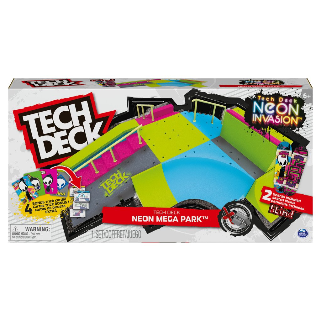 Tech Deck xconnect velký neonový set - Spin Master