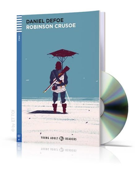 Levně Young Adult ELI Readers 1/A1: Robinson Crusoe + Downloadable Multimedia - Daniel Defoe