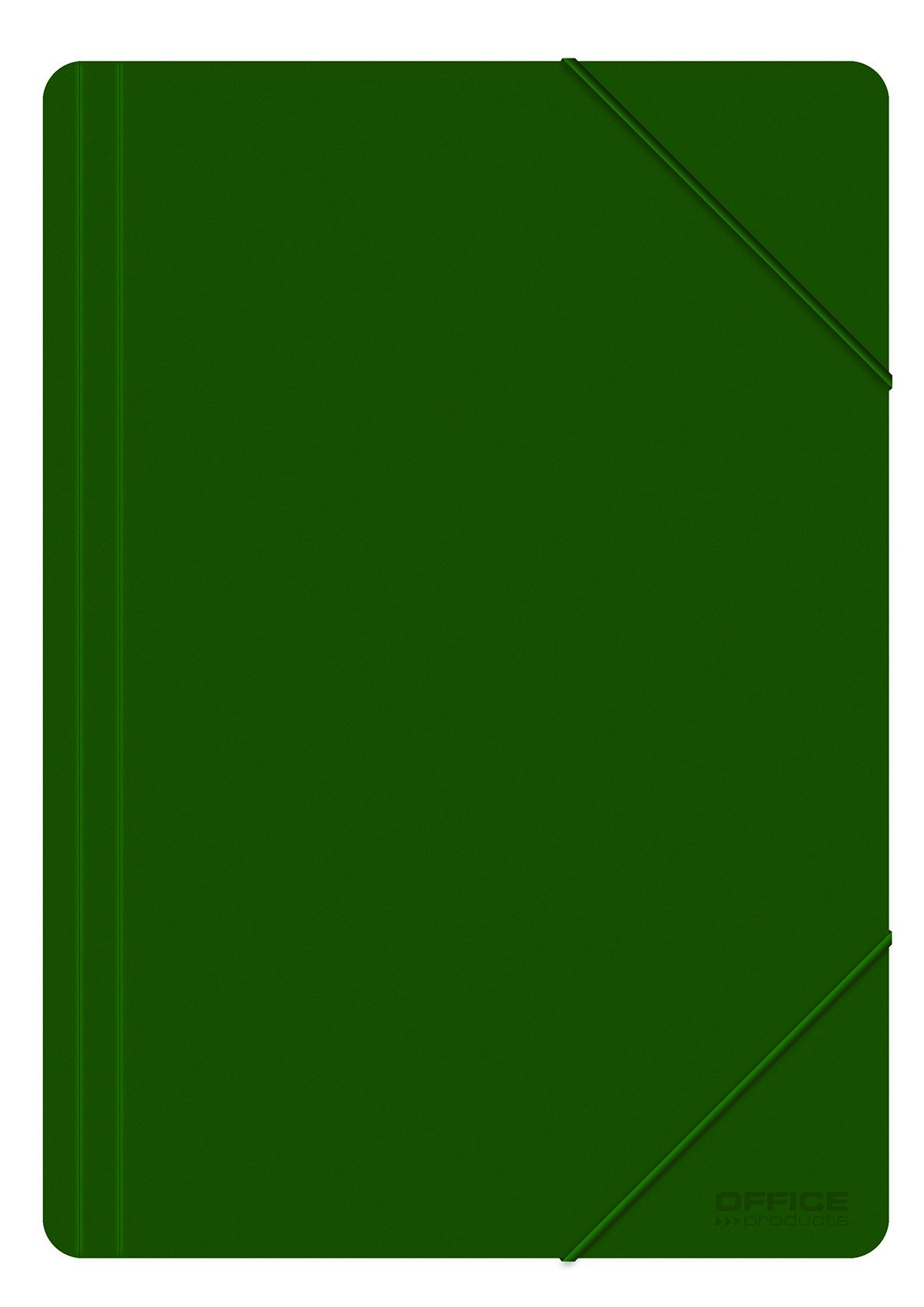 Levně Office Products spisové desky s gumičkou, A4, PP, 500 µm, zelené
