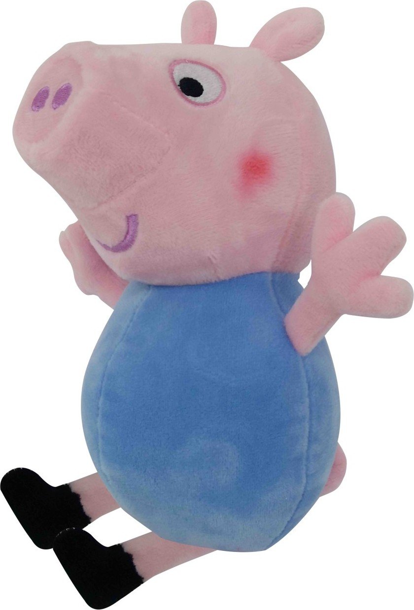 Levně Prasátko Peppa plyš postavička George 35,5 cm modrý v sáčku 0m+ - TM Toys