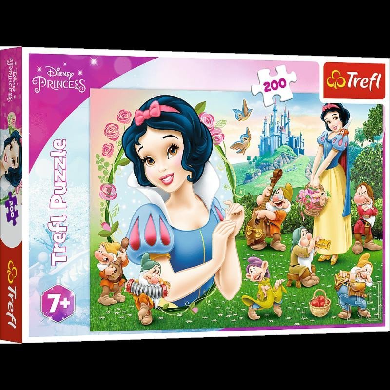 Levně Trefl Puzzle Disney Princess - Krásná Sněhurka / 200 dílků