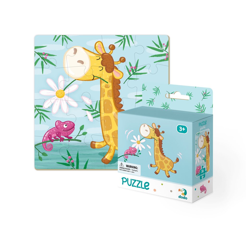 Levně Dodo Puzzle Žirafa 16 dílků - TM Toys