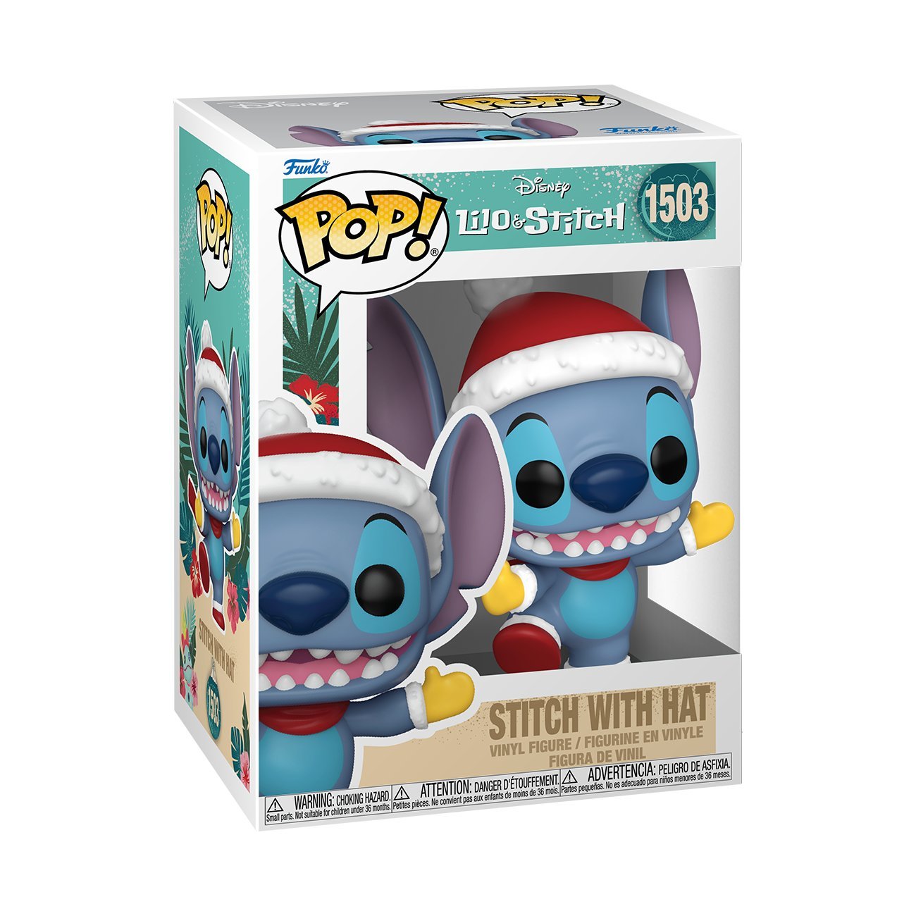 Levně Funko POP Disney: Stitch HLDY– Stitch w/Hat