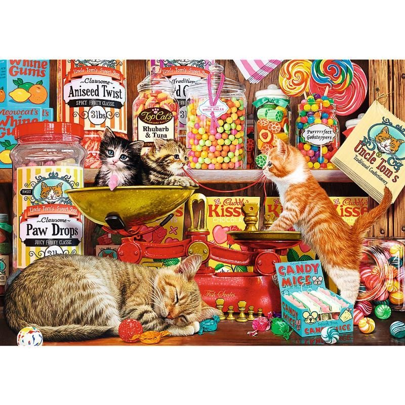 Trefl Puzzle Kočičí sladkosti/1000 dílků