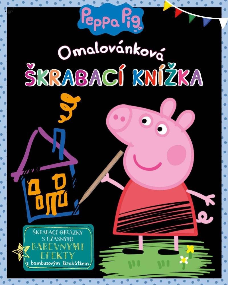 Levně Peppa Pig - Omalovánková škrábací knížka
