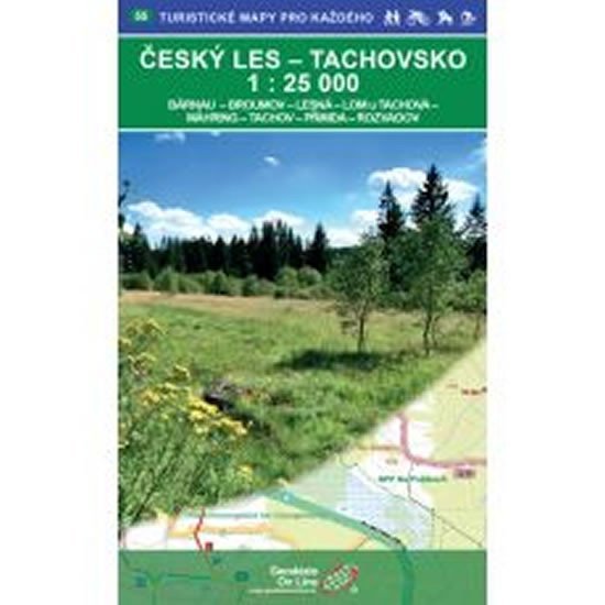 Levně Český les,Tachovsko 1:25 000/ 55 Turistické mapy pro každéh
