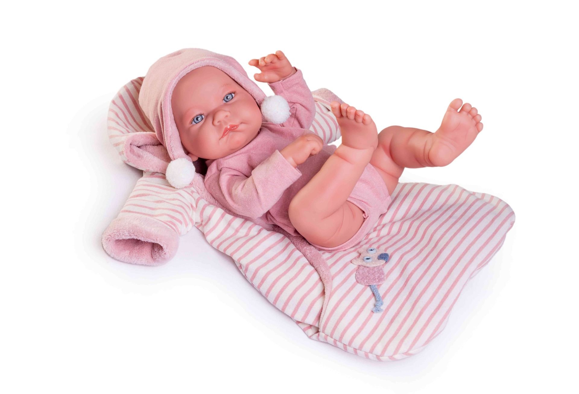 Levně Antonio Juan 50279 NICA - realistická panenka miminko s celovinylovým tělem - 42 cm