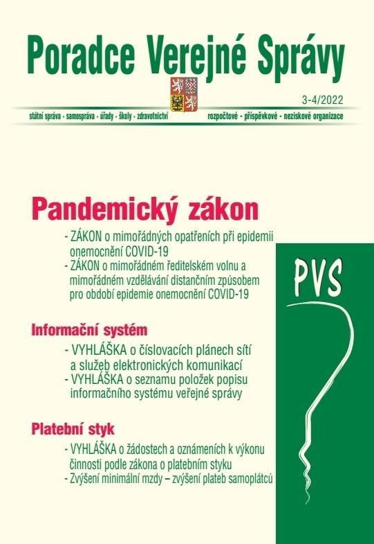 Levně Poradce veřejné správy 3-4/2022 - autorů kolektiv