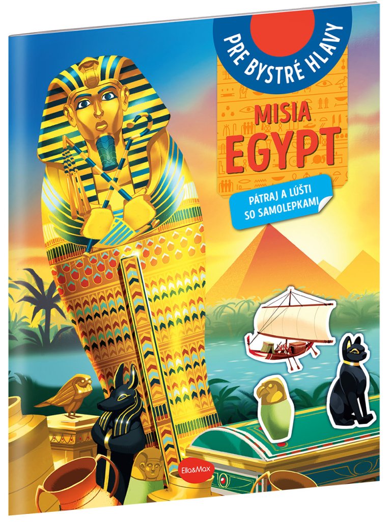 Levně MISIA EGYPT – Pátraj a lúšti so samolepkami