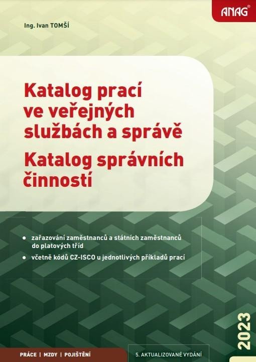 Levně Katalog prací ve veřejných službách a správě 2023 - Ivan Tomší