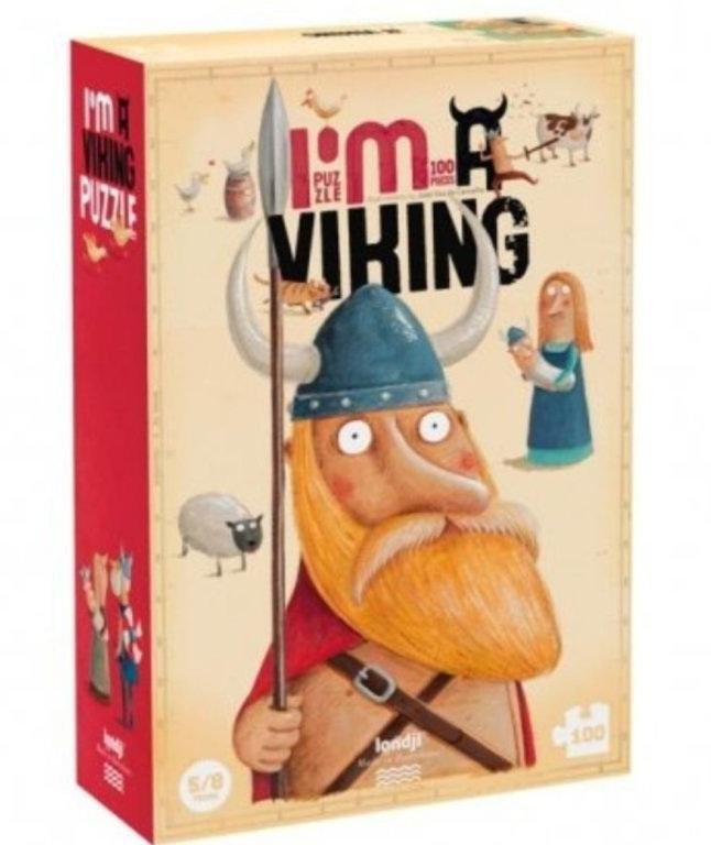 Product detail of LONDJI Velké puzzle Já jsem Viking - 100 pcs