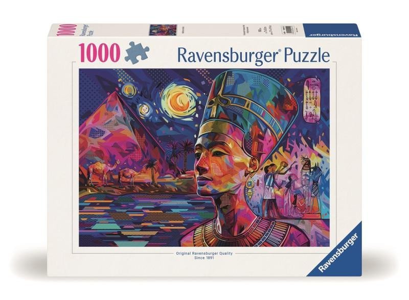 Levně Puzzle Nefertiti na Nilu 1000 dílků