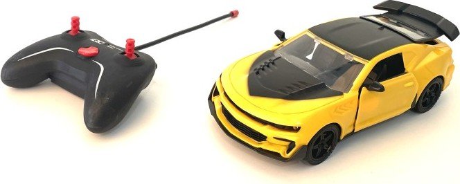 Levně Sportovní RC auto 1:18 žluté - Alltoys