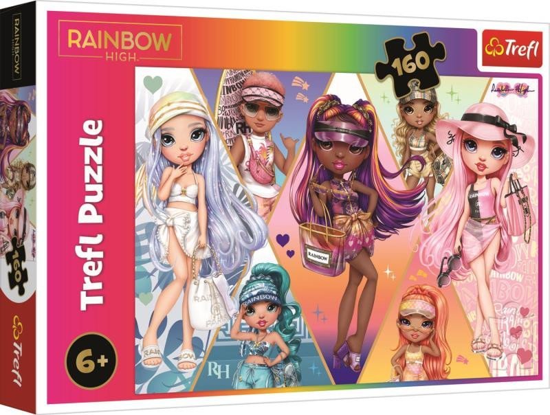 Levně Trefl Puzzle Rainbow High: Šťastné kamarádky 160 dílků