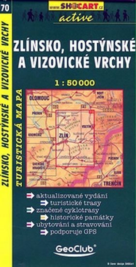 Levně SC 070 Zlínsko, Hostýnské a Vizovické vrchy 1:50 000
