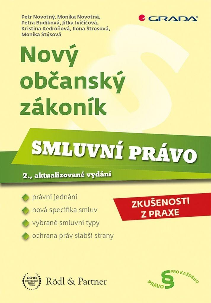 Nový občanský zákoník - Smluvní právo, 2. vydání - Petr F. Novotný