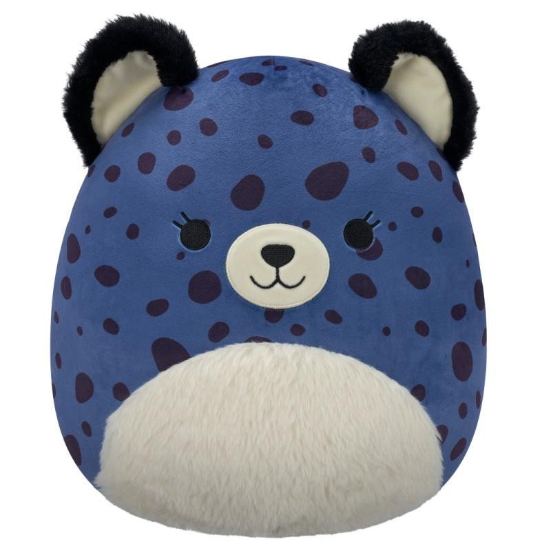 Levně Squishmallows Modrý gepard s chlupatým bříškem Spotts 30 cm