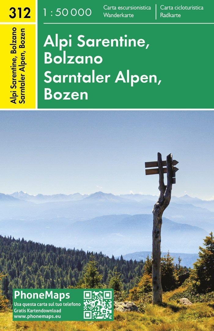 Levně PMI 312 Sarntaler Alpen, Bozen 1:50 000